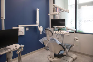 Spacious, comfortable hygiene operatory.