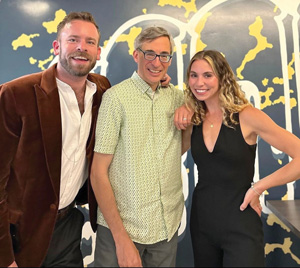 “Team Rosie” (left to right): Chris Koch, creative director; Blair Koss, co-founder; Claire Costello, operations and marketing lead.